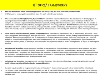 A2 film small scale research project | PPTX