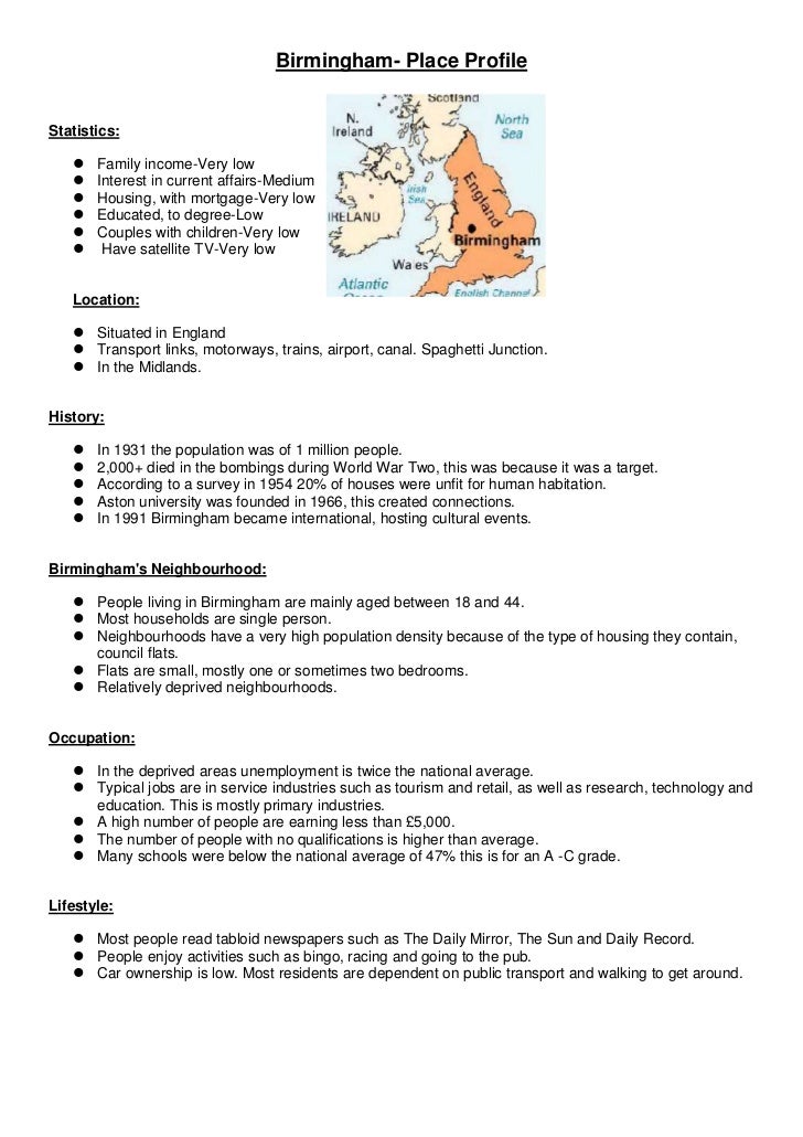 A2 Geography Urban Regeneration Booklet