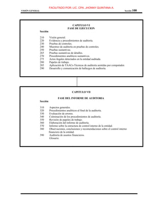 A2) la auditoría financiera y sus faces | PDF