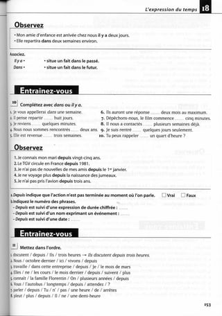 A2 ~ les exercices de grammaire, avec corrigés