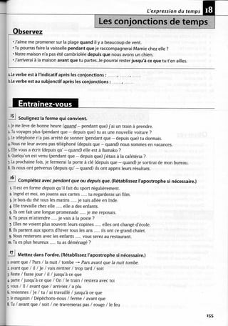 A2 ~ les exercices de grammaire, avec corrigés