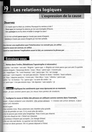 A2 ~ les exercices de grammaire, avec corrigés