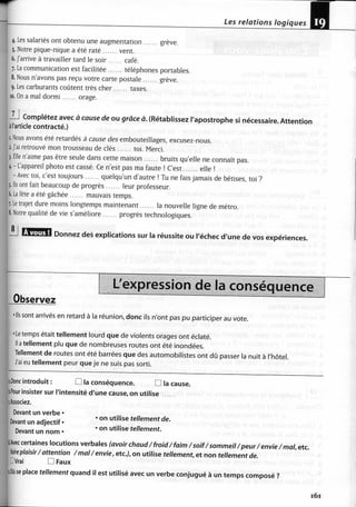 A2 ~ les exercices de grammaire, avec corrigés