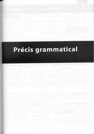 A2 ~ les exercices de grammaire, avec corrigés