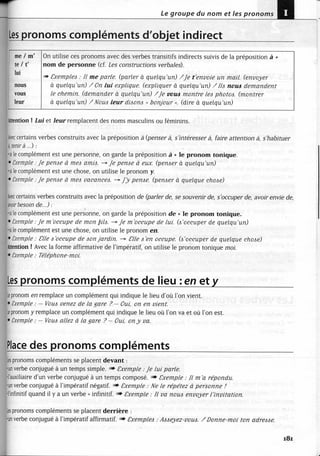 A2 ~ les exercices de grammaire, avec corrigés