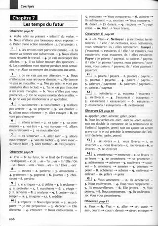 A2 ~ les exercices de grammaire, avec corrigés
