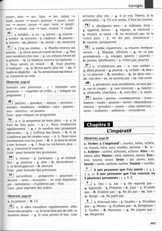 A2 ~ les exercices de grammaire, avec corrigés