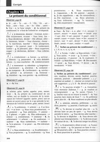A2 ~ les exercices de grammaire, avec corrigés