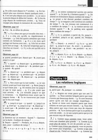 A2 ~ les exercices de grammaire, avec corrigés