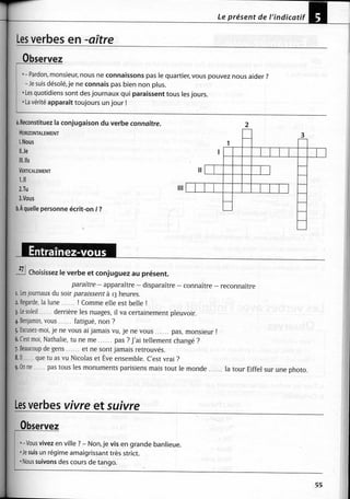 A2 ~ les exercices de grammaire, avec corrigés