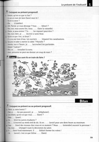 A2 ~ les exercices de grammaire, avec corrigés