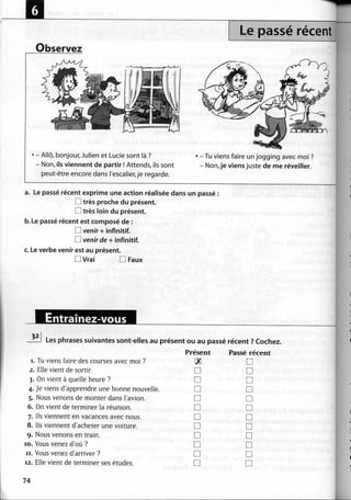 A2 ~ les exercices de grammaire, avec corrigés