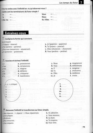 A2 ~ les exercices de grammaire, avec corrigés