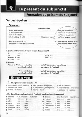 A2 ~ les exercices de grammaire, avec corrigés
