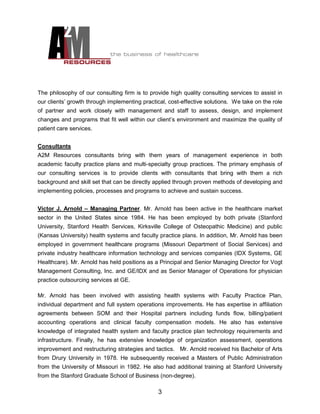 A2 M Background & Qualifications