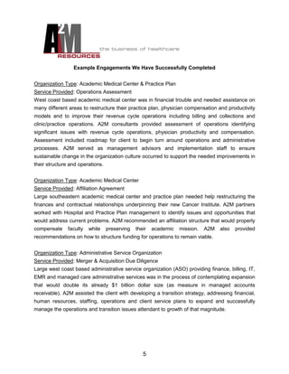 A2 M Background & Qualifications