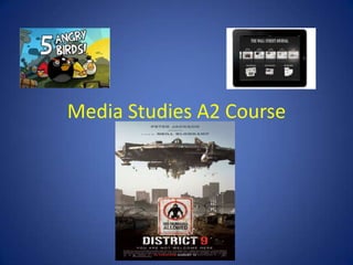 Media Studies A2 Course 