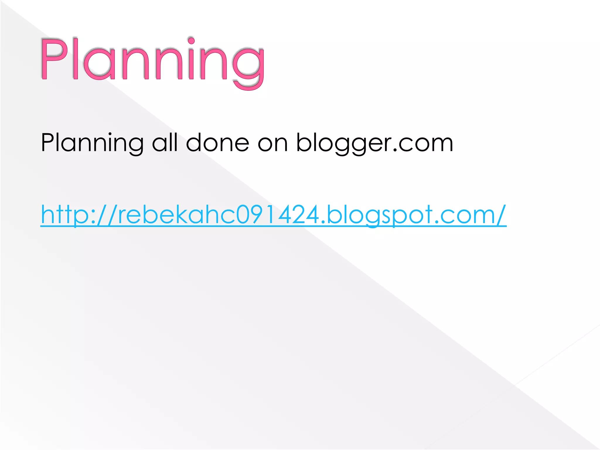 PlanningPlanning all done on blogger.comhttp://rebekahc091424.blogspot.com/