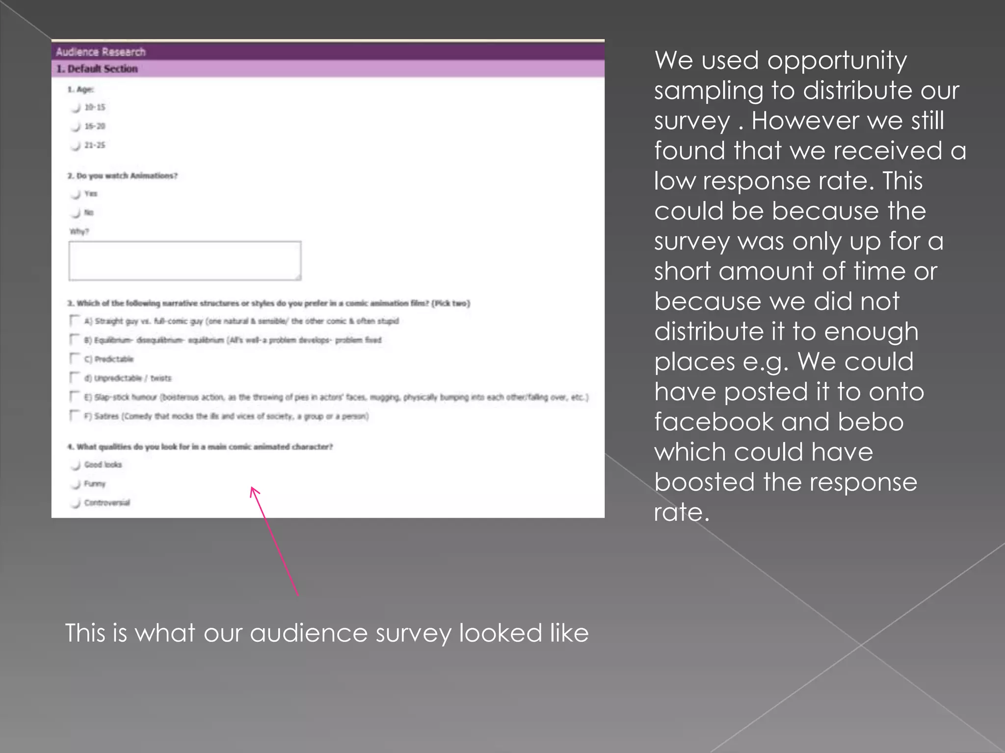 This is our finished film poster 