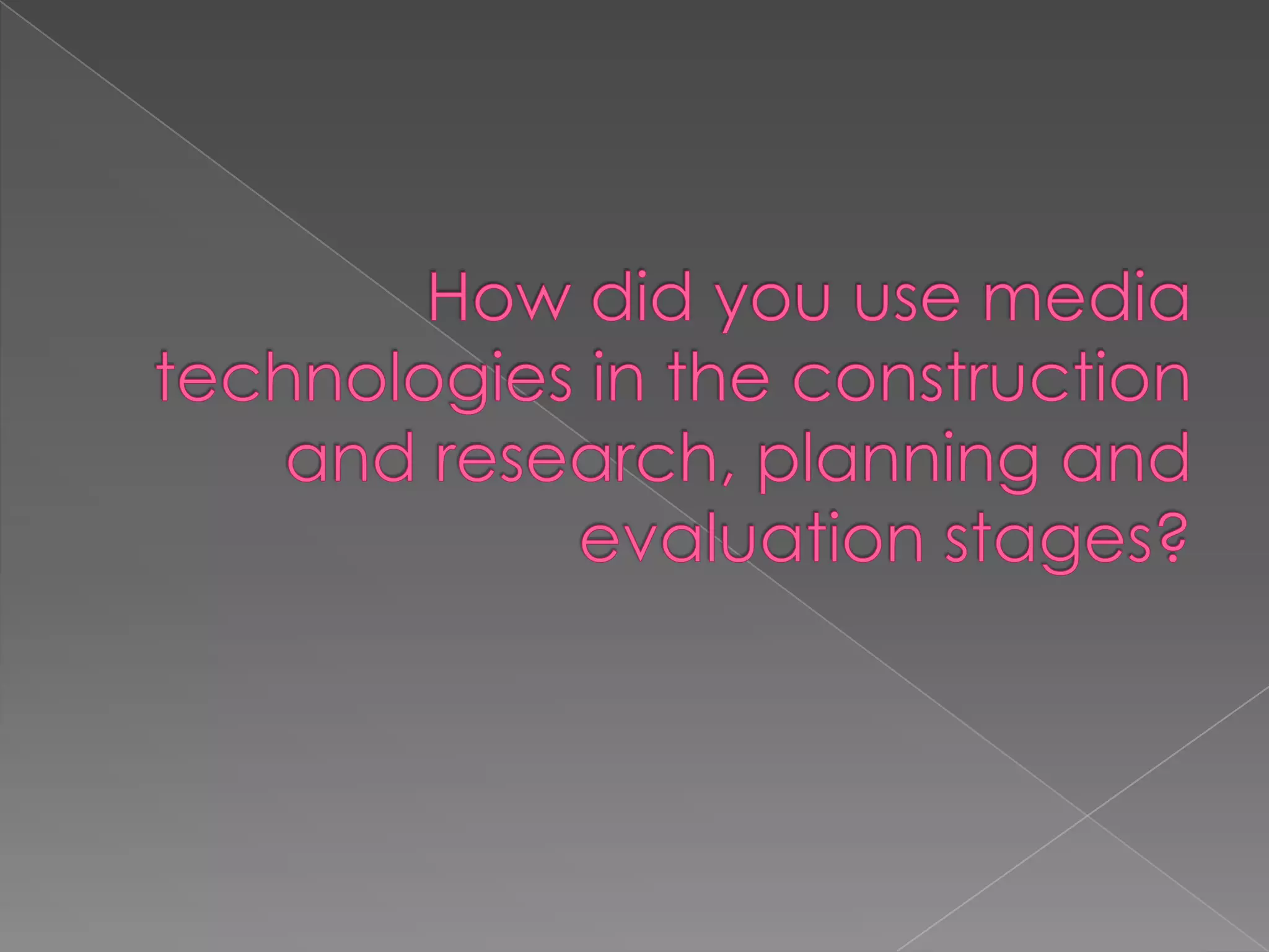 We used opportunity sampling to distribute our survey . However we still found that we received a low response rate. This could be because the survey was only up for a short amount of time or because we did not distribute it to enough places e.g. We could have posted it to onto facebook and bebo which could have boosted the response rate.This is what our audience survey looked like