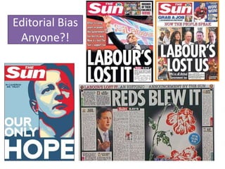 Editorial Bias
Anyone?!
 