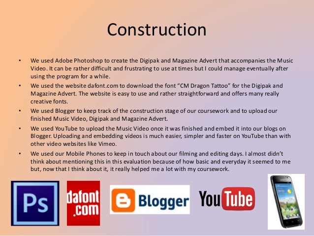 A2 media studies coursework evaluation