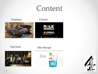 Content
Furniture    Cinema




Fast food   Skin therapy
 