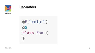 Decorators
29 April 2017 28
 