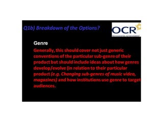 A2 question 1b introduction