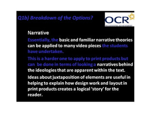 A2 question 1b introduction