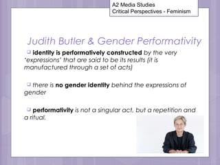A2 representation theory feminism and the media | PPT