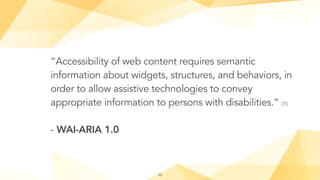 Research at work Design for Accessibility | PPT