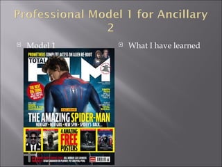    Model 1      What I have learned
 