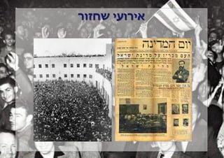 ‫אירועי שחזור‬

 