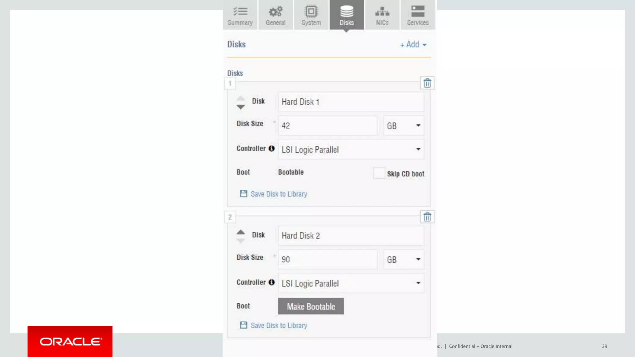 Copyright © 2016, Oracle and/or its affiliates. All rights reserved. | Confidential – Oracle Internal 39
 