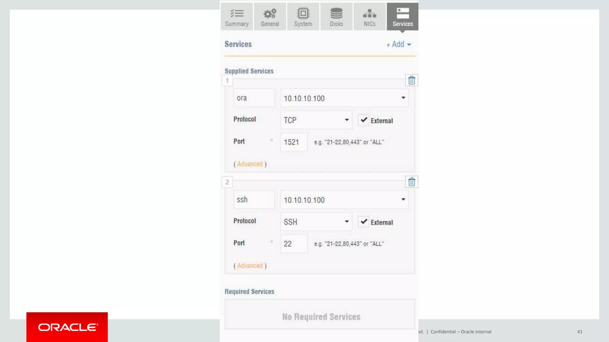 Copyright © 2016, Oracle and/or its affiliates. All rights reserved. | Confidential – Oracle Internal 41
 