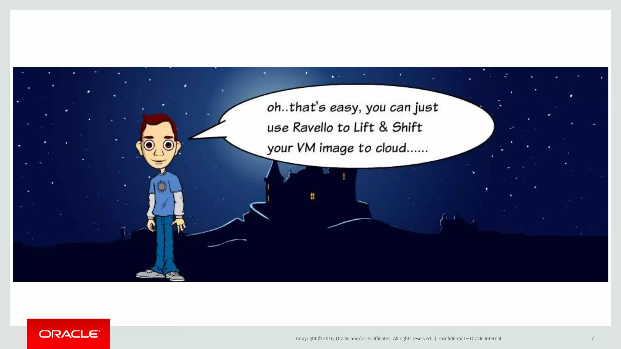 Copyright © 2016, Oracle and/or its affiliates. All rights reserved. | Confidential – Oracle Internal 7
 