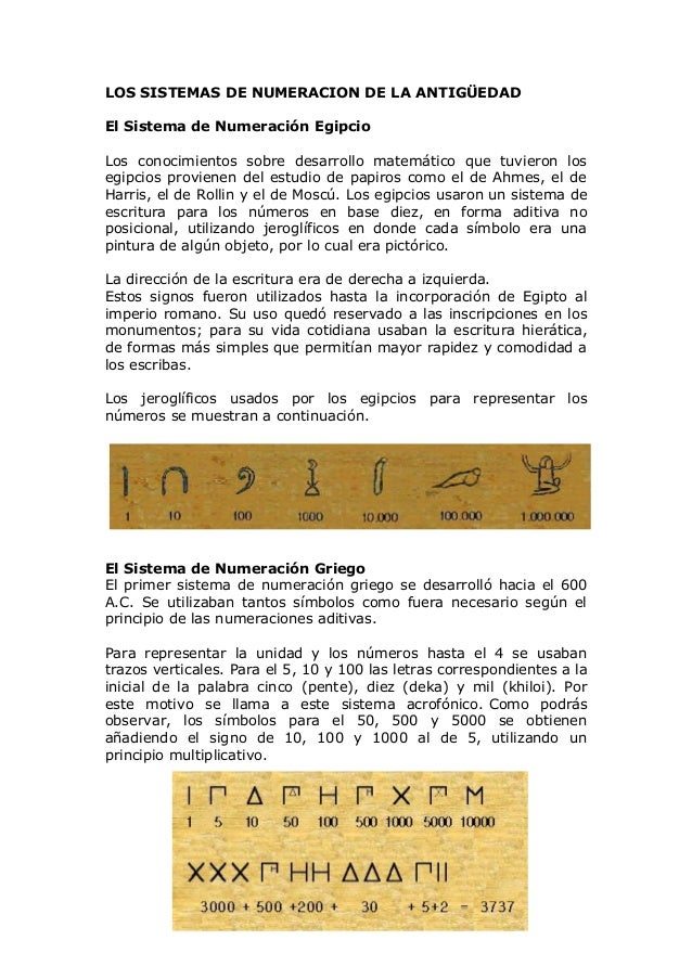 Sistema De Numeracion