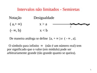 Inequações e intervalos numéricos para o 9⁰ ano | PDF