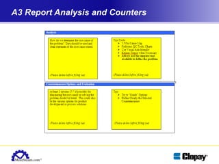 Pin Volume A3 Report Example A3 report | PDF