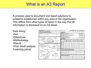 Pin Volume A3 Report Example A3 reports | PDF