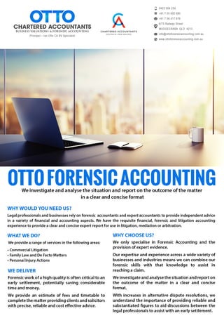 Otto Forensic Accounting