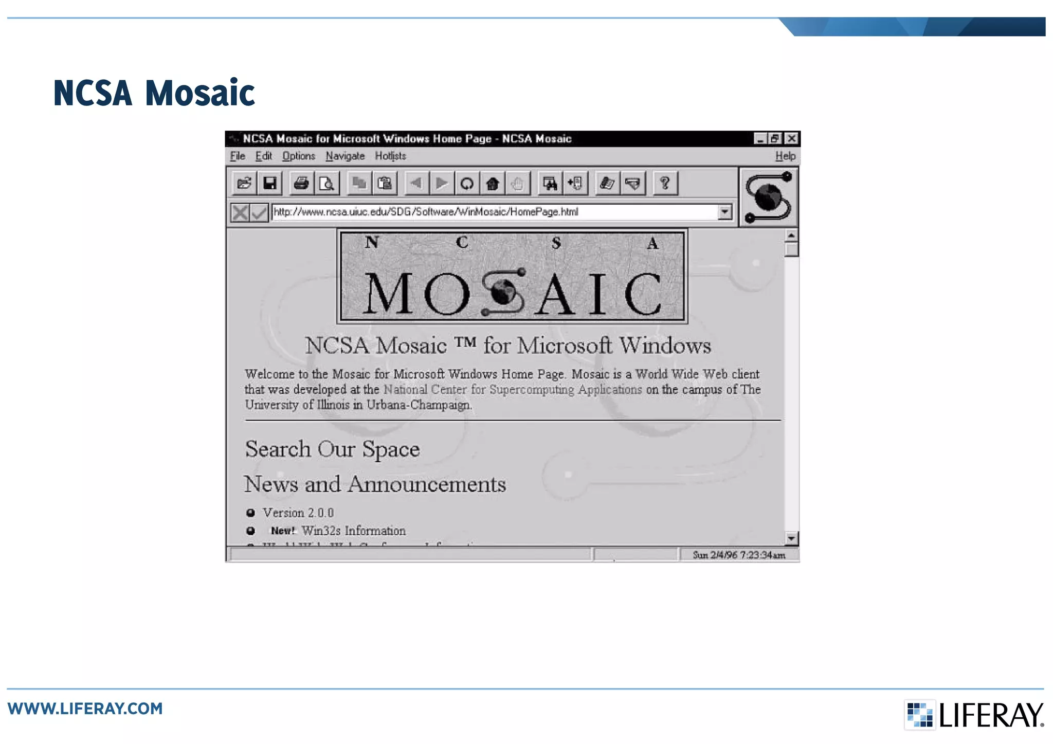 NCSA Mosaic
 