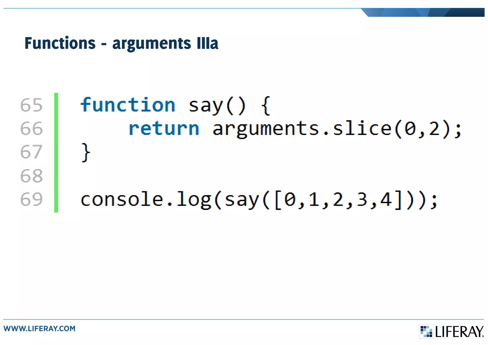 Functions - arguments IIIa
 