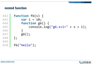 nested function
 