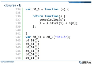 closures - Ic
 