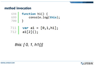 method invocation
this: [ 0, 1, h1()]
 