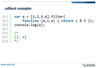 callback examples
 