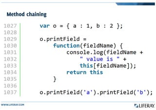 Method chaining
 
