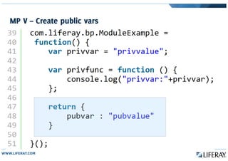 MP V – Create public vars
 